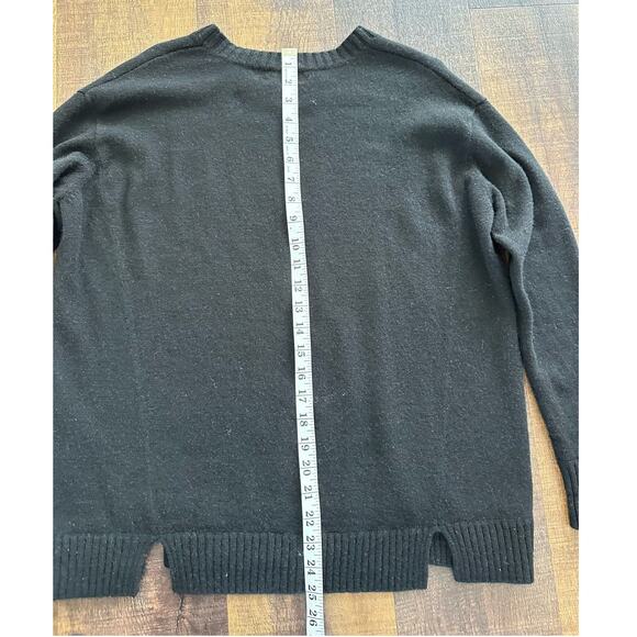 J. Crew Collection Black 100% Italian Cashmere Size Small - Picture 7 of 9